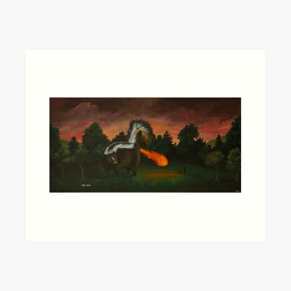 Item preview, Giant Fire-Breathing Skunk designed and sold by Kyli Walls.