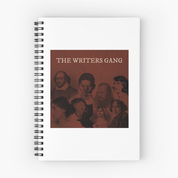 Item preview, most famous writers (the literature gang) designed and sold by ella-88.