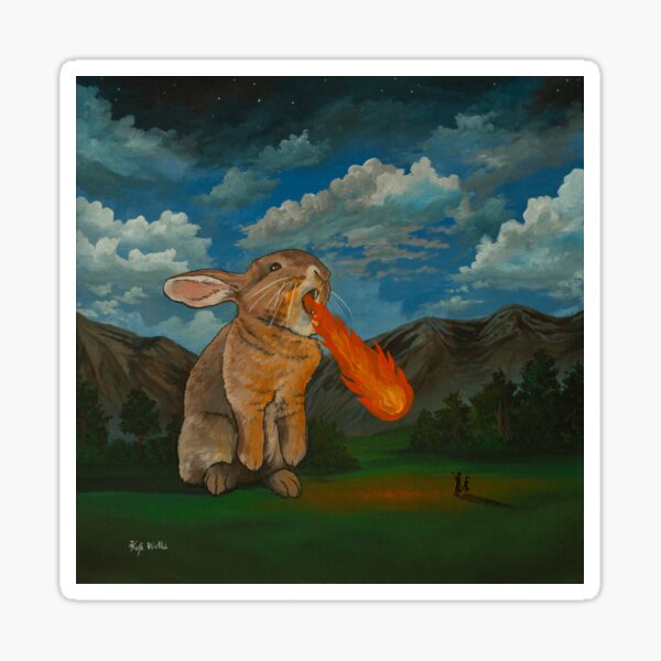 Item preview, Giant Fire-Breathing Rabbit designed and sold by Kyli Walls.