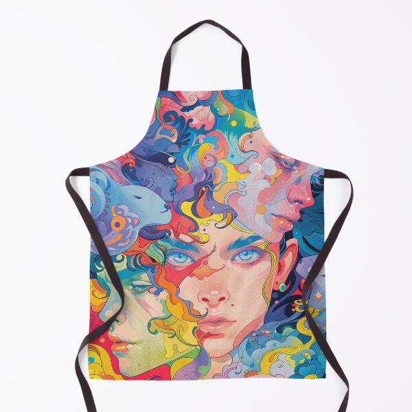 Item preview, Pop Art Fusion: Vibrant Multifaceted Boy Portrait designed and sold by 33wolvesdesigns.