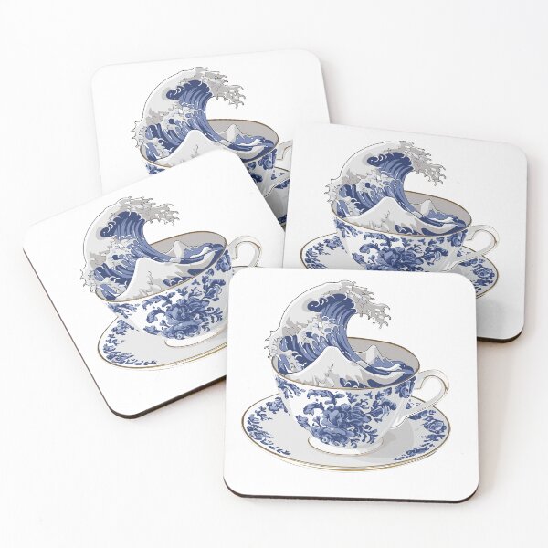 Item preview, The Great Wave off Tea designed and sold by GlowinUp Shop.