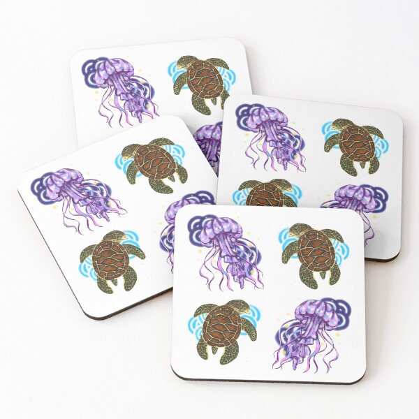 Item preview, Turtle and Jellyfish designed and sold by Hellen Akina Kayano.