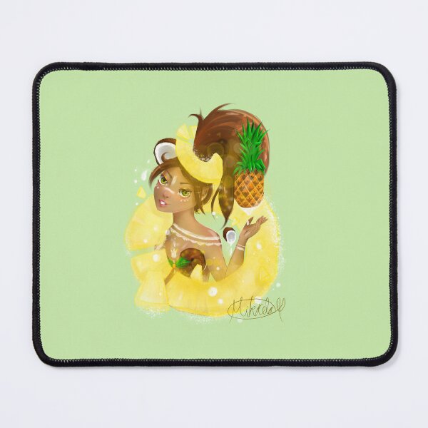 Item preview, Pina colada girl Pineapple Coconut Cocktail  drink designed and sold by Chibichaoshop.