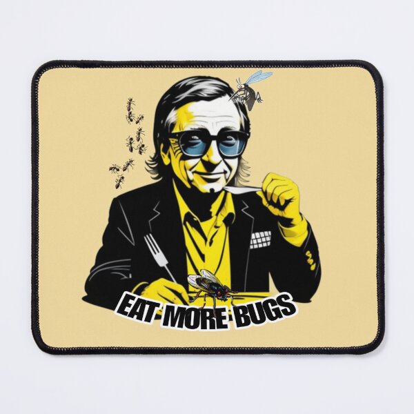 Item preview, Bill gates says EAT MORE BUGS designed and sold by Roxburylane.