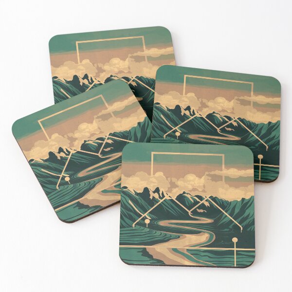 Item preview, Retro mountains view designed and sold by Tajdi.