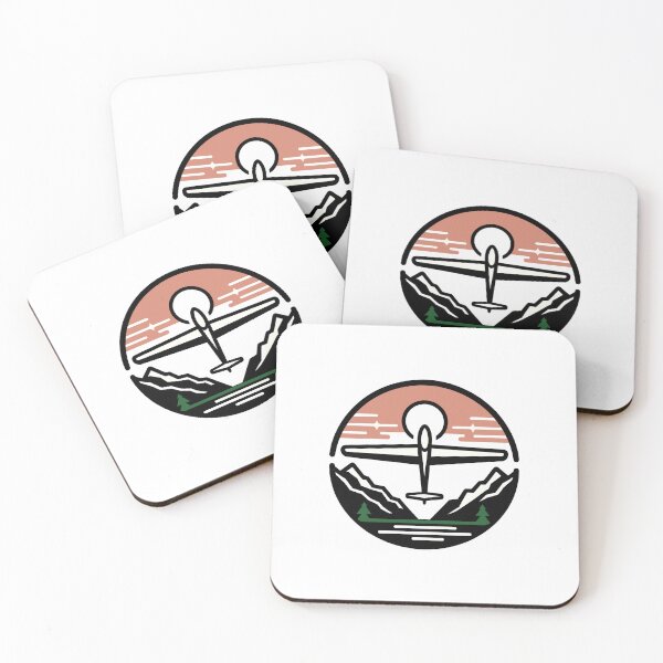 Item preview, Glider Sailplane Biplane aerial floating soaring designed and sold by These_Prints.