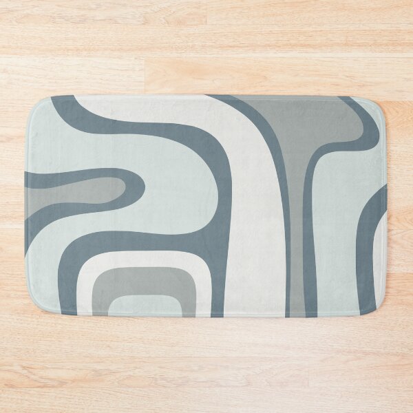 Item preview, Mid Century Modern Copacetic Abstract in Neutral Blue Gray Ice Blue Tones designed and sold by kierkegaard.