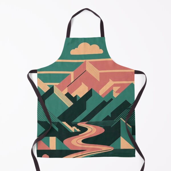 Item preview, Retro mountains view designed and sold by Tajdi.