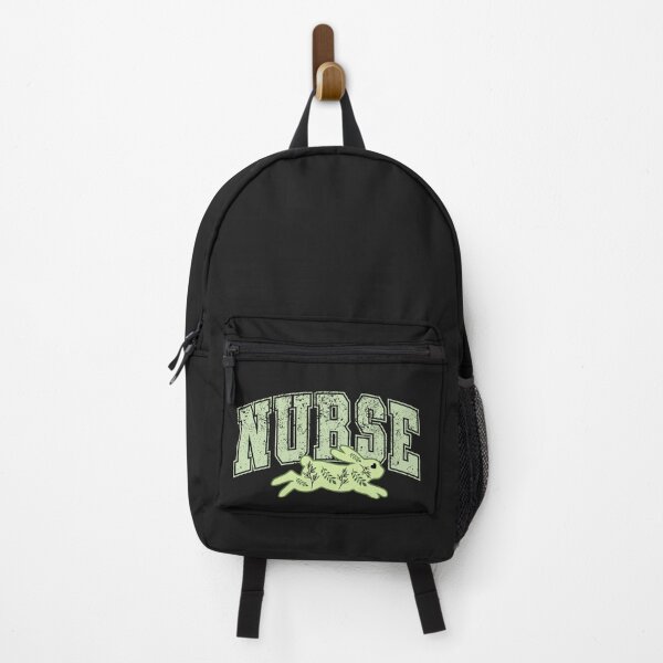 Item preview, Nurse Bunny Retro Distressed Wild floral Pattern. designed and sold by Raise2Shine.