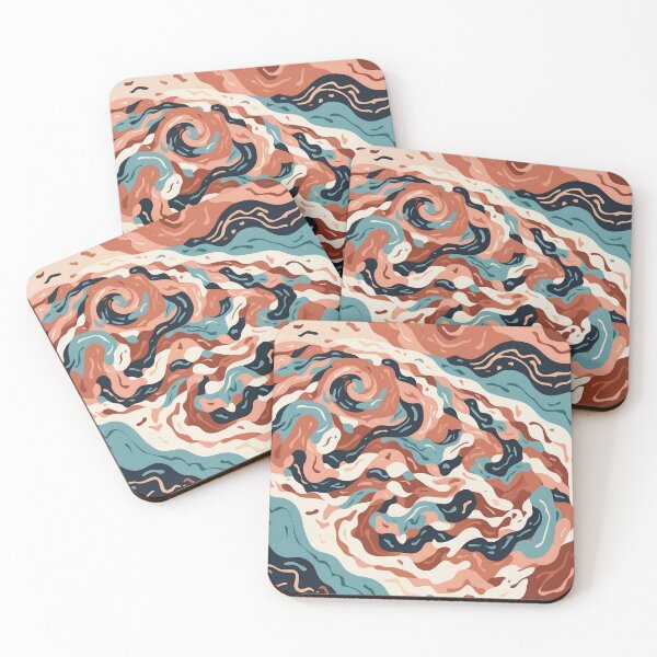 Item preview, Swirling Abstract The Dance of Colors and Shapes designed and sold by ArtComixHaven.