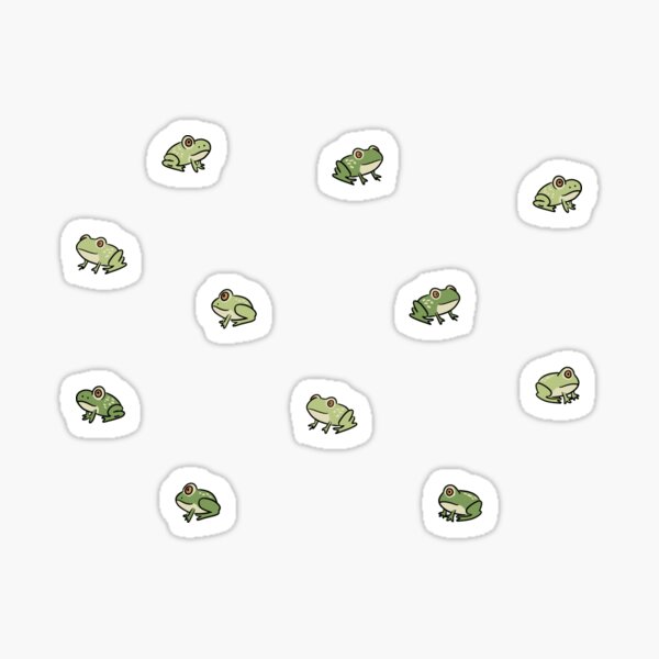 Item preview, Tiny Tiny Frogs designed and sold by GlowinUp Shop.