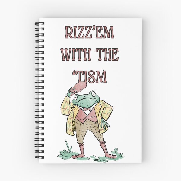 Aperçu de l'œuvre Rizz'em avec le mème Tism Frog créée et vendue par KateGuinn.