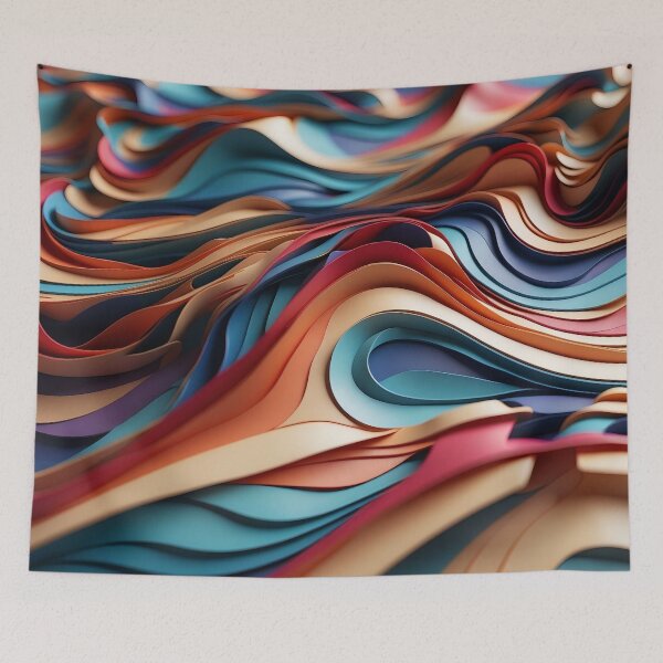 Item preview, Ethereal Paper Swirls Digital Art Extravaganza designed and sold by ArtComixHaven.