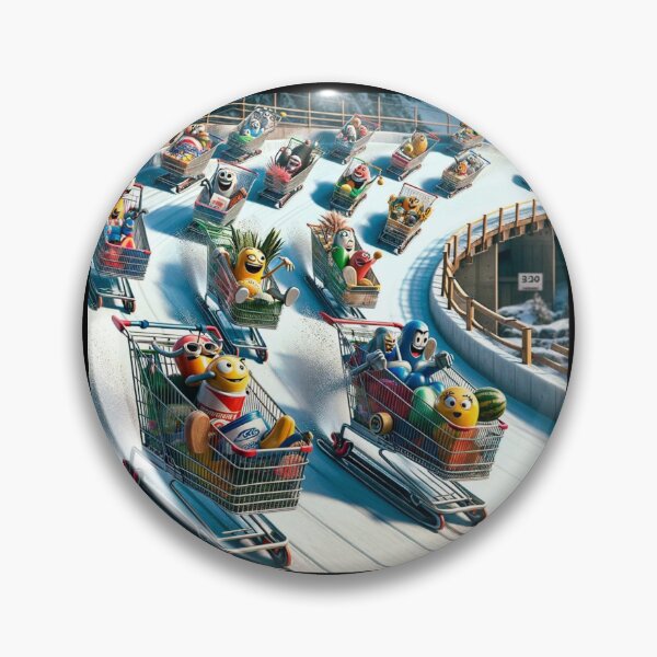 Item preview, Racing Carts Madness - Whimsical Track Challenge Funny Gifts designed and sold by DiySystem.