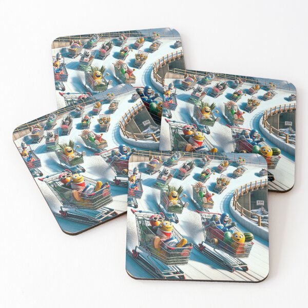 Item preview, Racing Carts Madness - Whimsical Track Challenge Funny Gifts designed and sold by DiySystem.