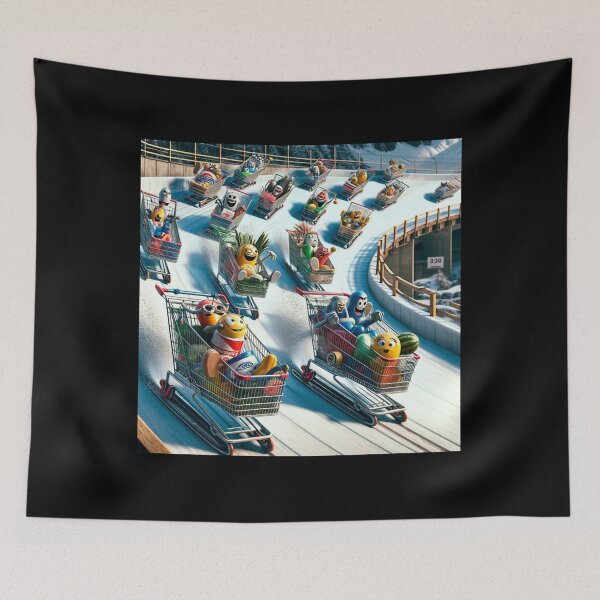 Item preview, Racing Carts Madness - Whimsical Track Challenge Funny Gifts designed and sold by DiySystem.
