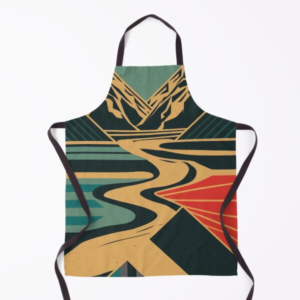 Item preview, Retro mountains view designed and sold by Tajdi.
