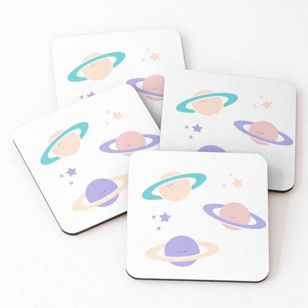 Item preview, Pastel Saturn faces designed and sold by sophieed10.