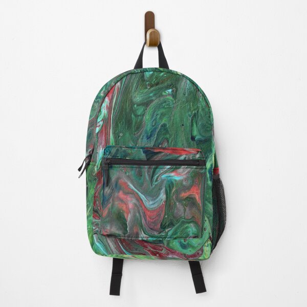 Item preview, Katmandu 1 Wild Green And Red Acrylic Abstract designed and sold by Doug Siegel.
