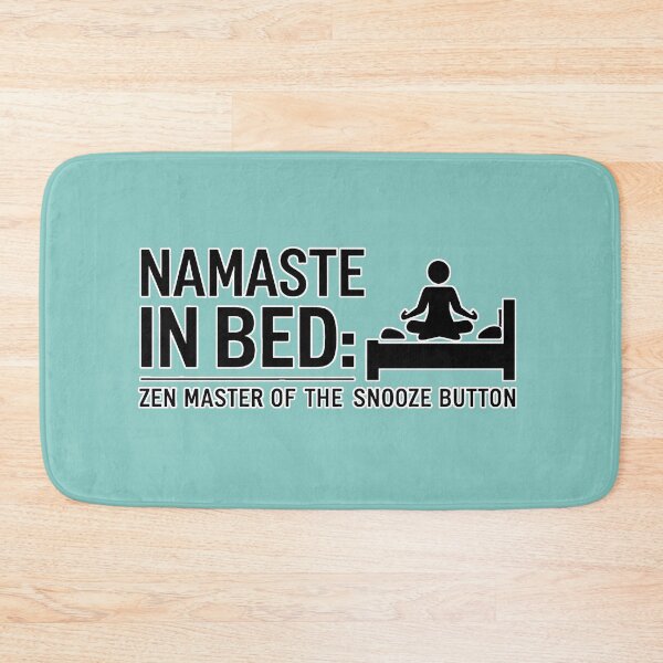 Item preview, Namaste in Bed: Zen Master of the Snooze Button Design - Ideal Gift for Meditation Enthusiasts and Sleepyheads designed and sold by MillennialVibe.