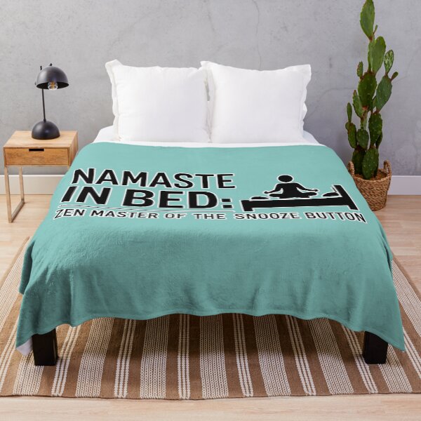 Item preview, Namaste in Bed: Zen Master of the Snooze Button Design - Ideal Gift for Meditation Enthusiasts and Sleepyheads designed and sold by MillennialVibe.