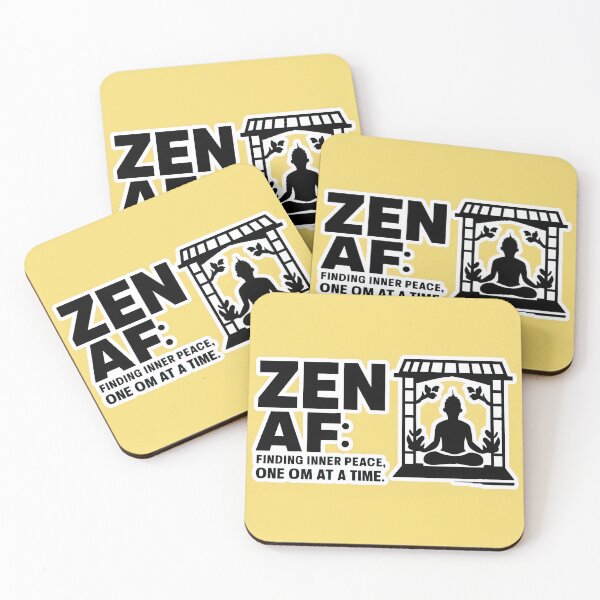 Artikelvorschau, Zen AF: Design zum Finden des inneren Friedens – Geschenkidee für Meditationsbegeisterte entworfen und verkauft von MillennialVibe.