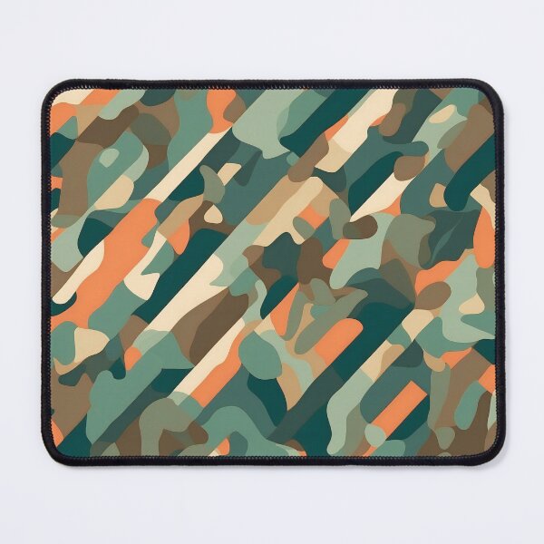 Item preview, Abstract Camo Canvas A Harmonious Color Blend designed and sold by ArtComixHaven.