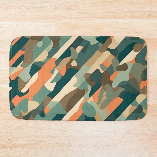 Item preview, Abstract Camo Canvas A Harmonious Color Blend designed and sold by ArtComixHaven.