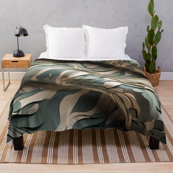 Artikelvorschau, Skulpturale Camo-Eleganz, welliges Gelände des Designs entworfen und verkauft von ArtComixHaven.