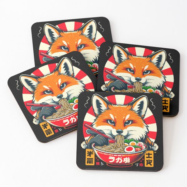 Item preview, Japanese Fox Eat Japanese Ramen designed and sold by Designowner.