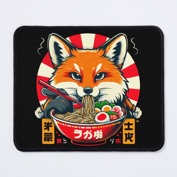 Item preview, Japanese Fox Eat Japanese Ramen designed and sold by Designowner.