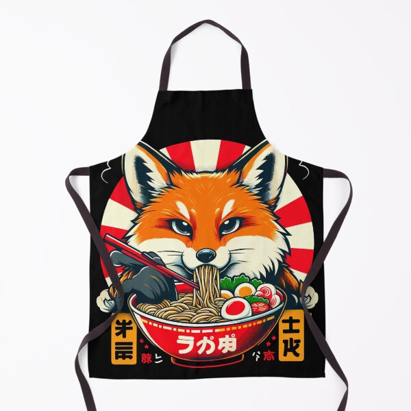 Item preview, Japanese Fox Eat Japanese Ramen designed and sold by Designowner.