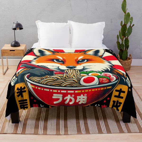 Item preview, Japanese Fox Eat Japanese Ramen designed and sold by Designowner.
