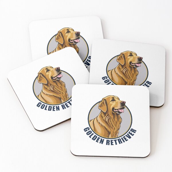 Item preview, Golden Retriever Dog Cartoon designed and sold by thebigleebowski.