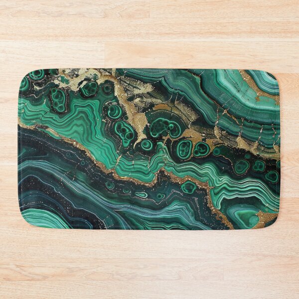 Item preview, Abstract Art Malachit Stone (Photo of Glitter Only - Not Reflective) designed and sold by fluffstuffgifts.