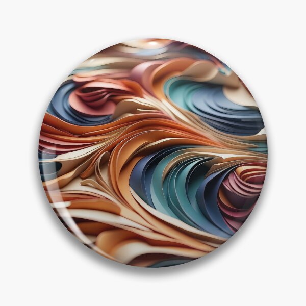Item preview, Rippling Colourscape A Symphony of Paper Waves designed and sold by ArtComixHaven.