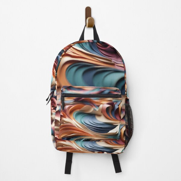 Item preview, Rippling Colourscape A Symphony of Paper Waves designed and sold by ArtComixHaven.