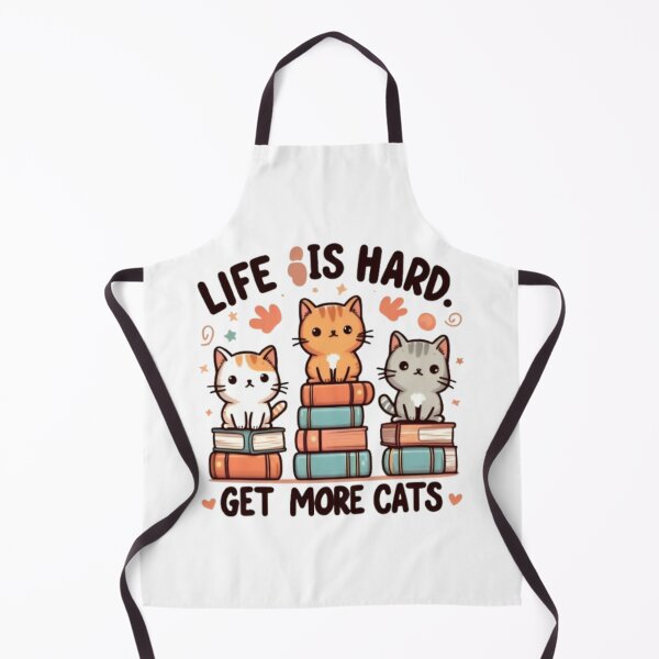 Item preview, Life is Hard Get More Cats designed and sold by printmala.