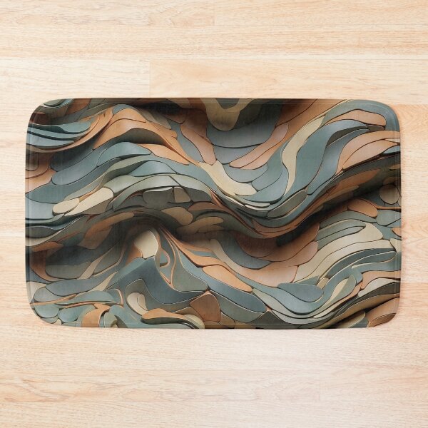 Item preview, Ethereal Paper Flow Abstract Design Waves designed and sold by ArtComixHaven.