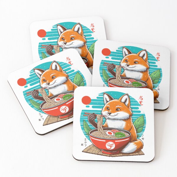 Item preview, Japanese Fox Eat Japanese Ramen designed and sold by Designowner.