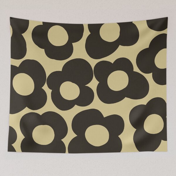 Item preview, Iconic Bold Retro Scandinavian Flowers designed and sold by Deutschic.