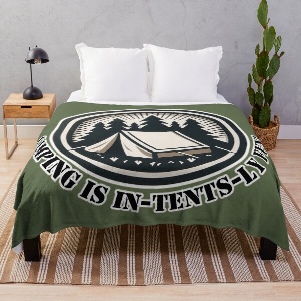 Item preview, Camping is in-tents-ly fun! designed and sold by DShirtRepublic.