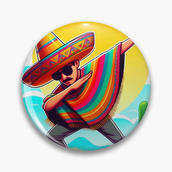 Item preview, Dabbing Mexican Poncho Cinco de Mayo Boys Men Short Sleeve Sombrero Dab designed and sold by KAYDEE01212 ✨.