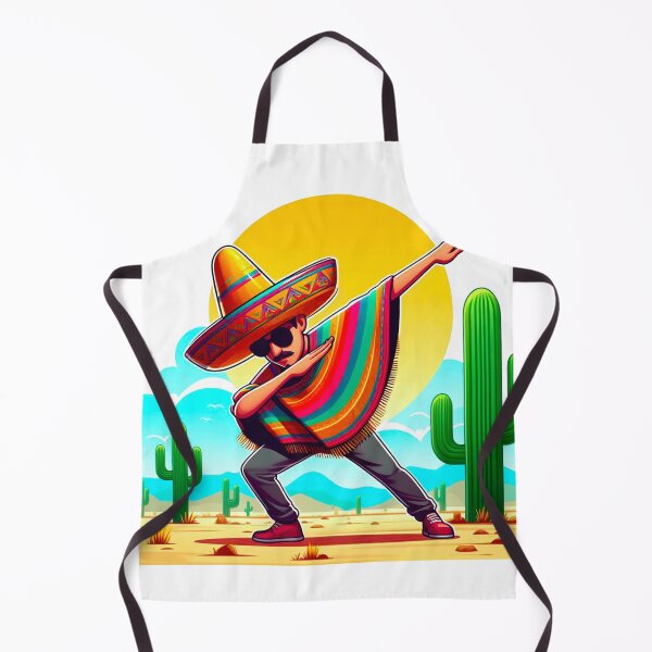Item preview, Dabbing Mexican Poncho Cinco de Mayo Boys Men Short Sleeve Sombrero Dab designed and sold by KAYDEE01212 ✨.