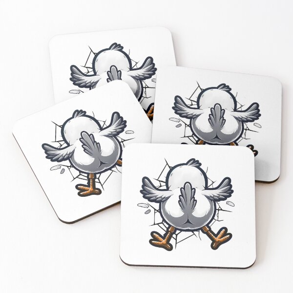 Item preview, Funny Bird Crashes Into a Wall designed and sold by Infinitee8hirts.