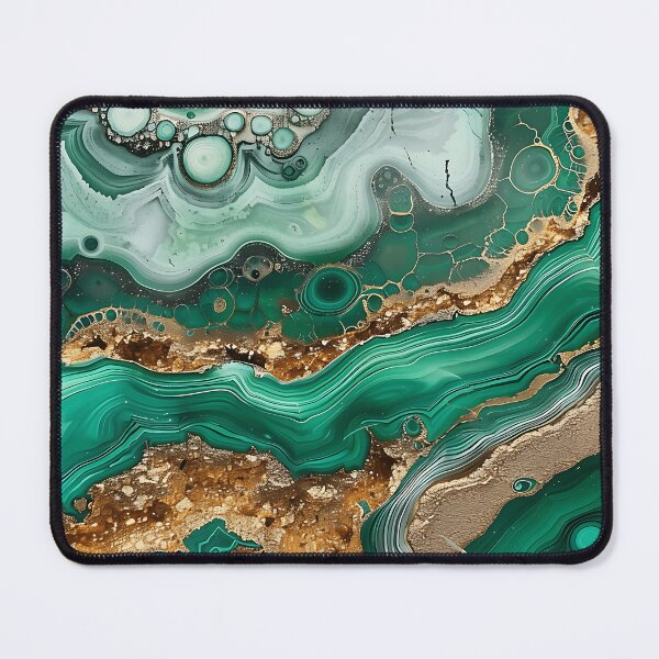 Item preview, Abstract Art Malachit Stone (Photo of Glitter Only - Not Reflective) designed and sold by fluffstuffgifts.