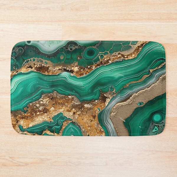 Item preview, Abstract Art Malachit Stone (Photo of Glitter Only - Not Reflective) designed and sold by fluffstuffgifts.