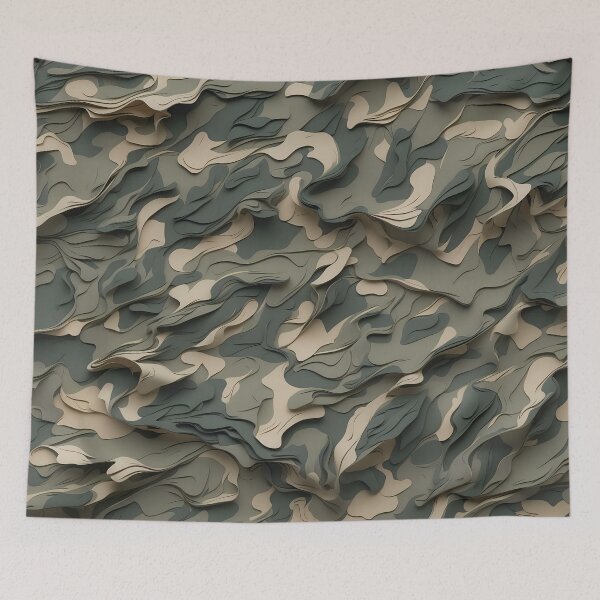 Item preview, Tactile Ripples Artistic Impression of Nature's Flow designed and sold by ArtComixHaven.