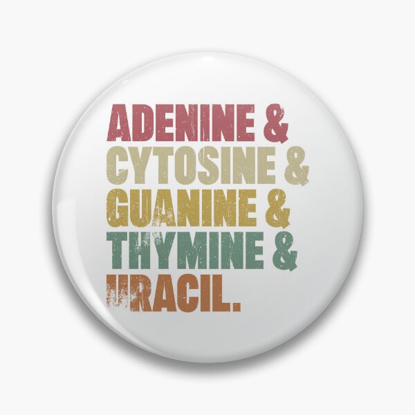 Item preview, Adenine & Cytosine & Guanine & Thymine & Uracil designed and sold by ScienceCorner.
