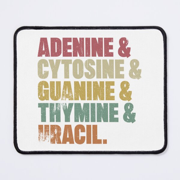 Item preview, Adenine & Cytosine & Guanine & Thymine & Uracil designed and sold by ScienceCorner.